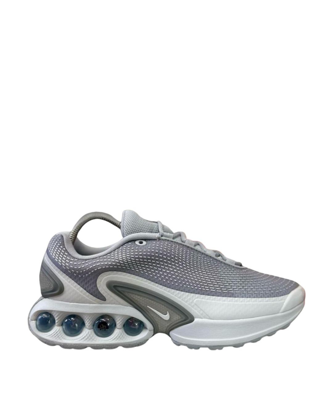 NIKE Серые синтетические высокие кроссовки / кеды, фото 1