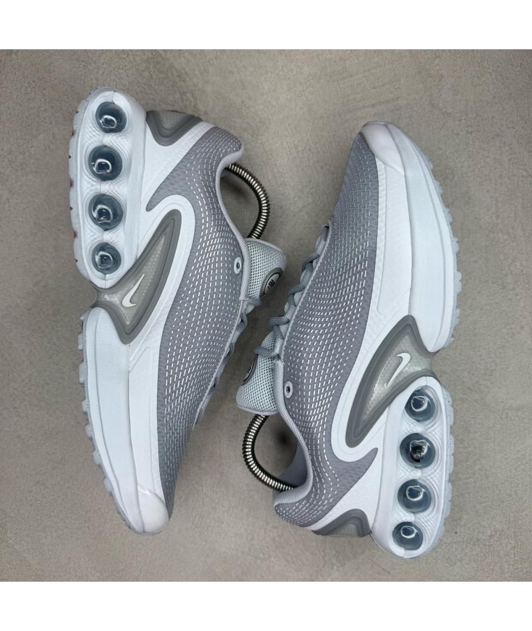 NIKE Серые синтетические высокие кроссовки / кеды, фото 7