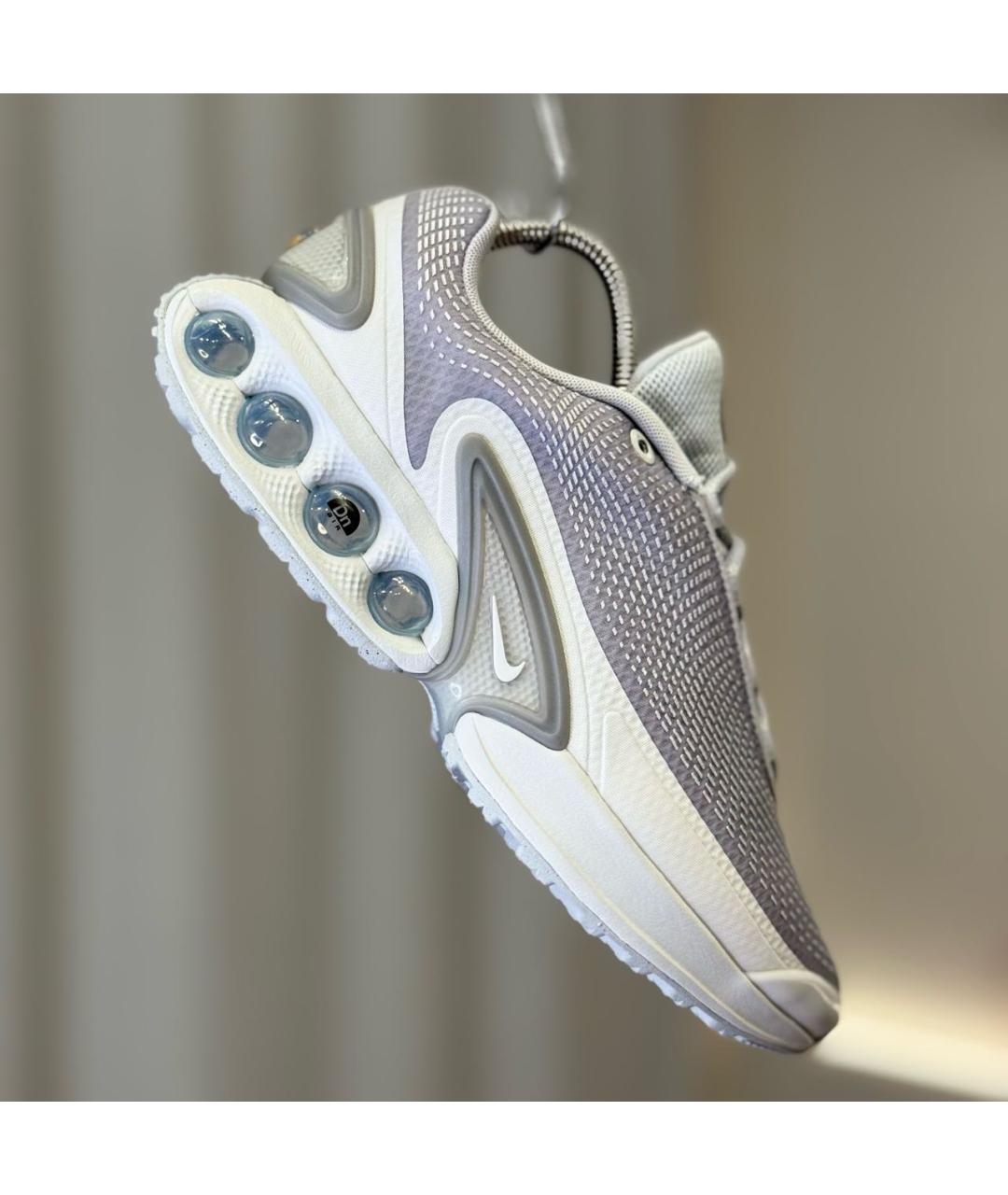 NIKE Серые синтетические высокие кроссовки / кеды, фото 5