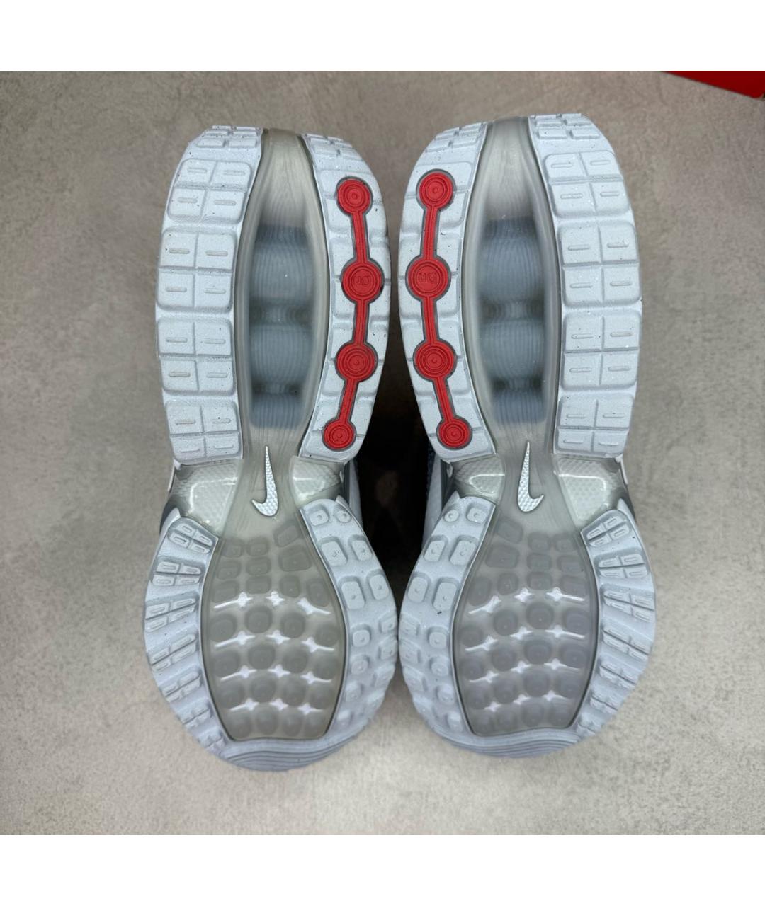 NIKE Серые синтетические высокие кроссовки / кеды, фото 8