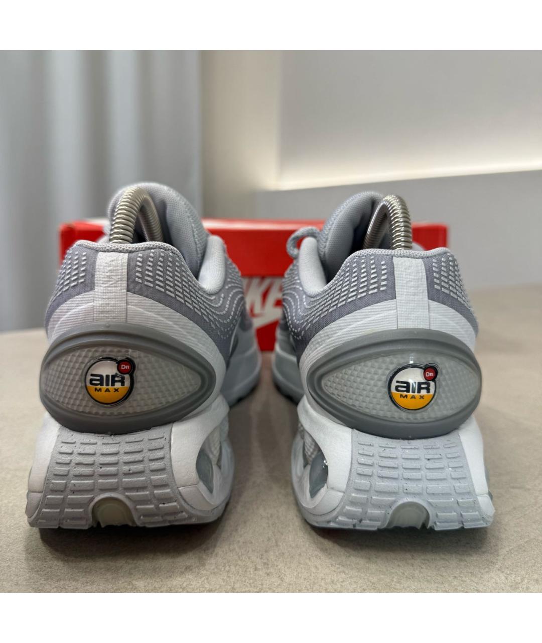 NIKE Серые синтетические высокие кроссовки / кеды, фото 4