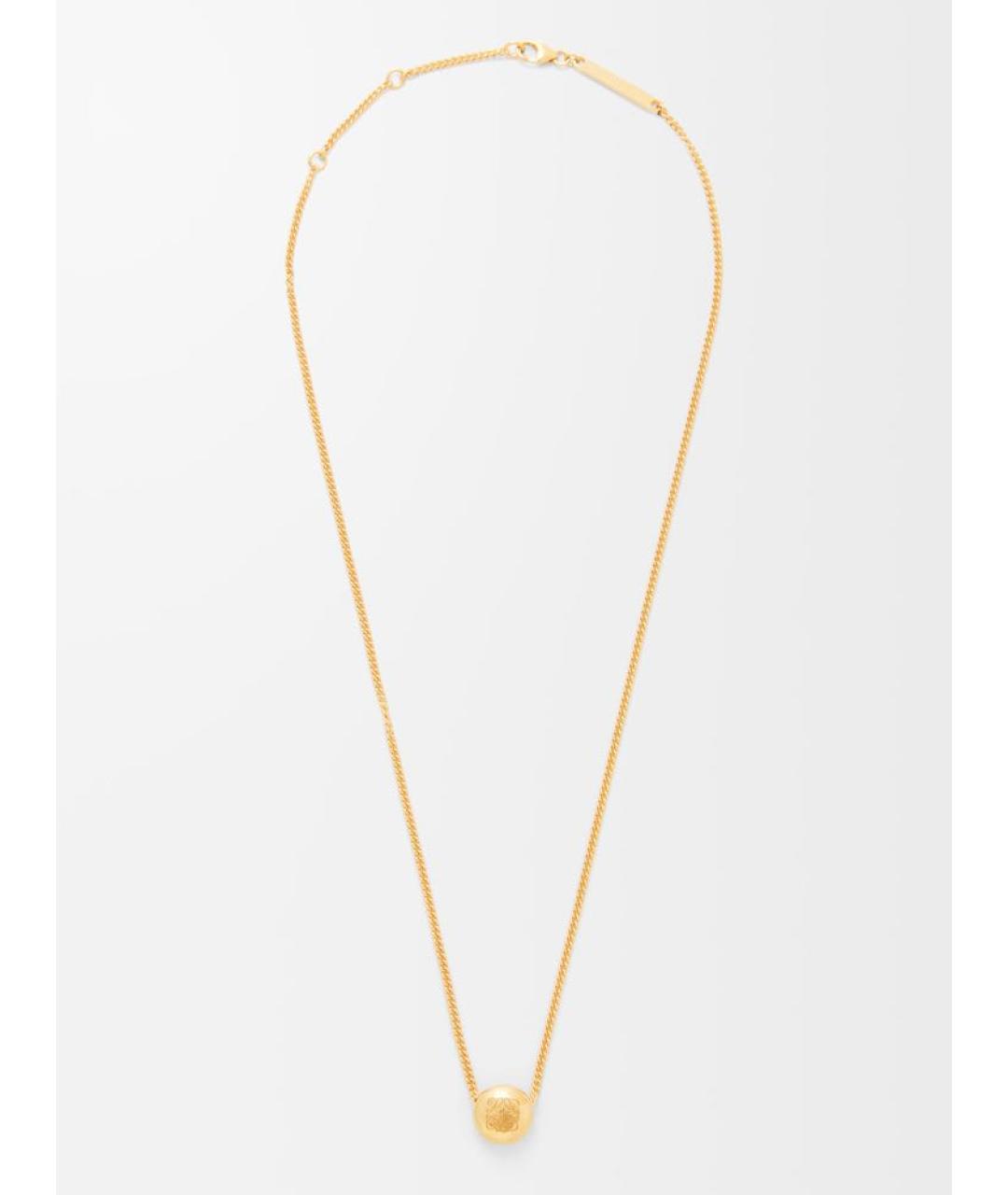 LOEWE Золотое серебряное колье, фото 4