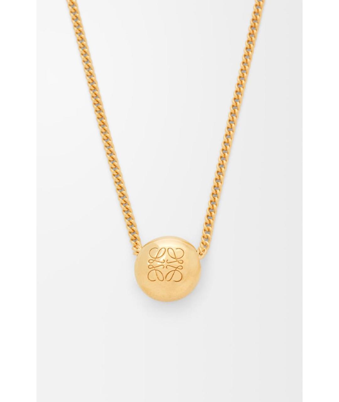 LOEWE Золотое серебряное колье, фото 3