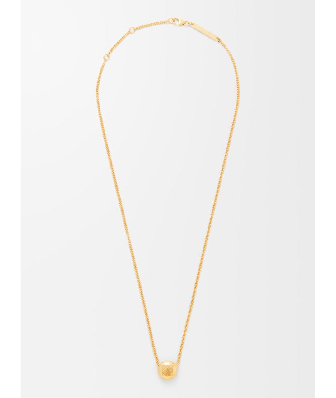 LOEWE Золотое серебряное колье, фото 4