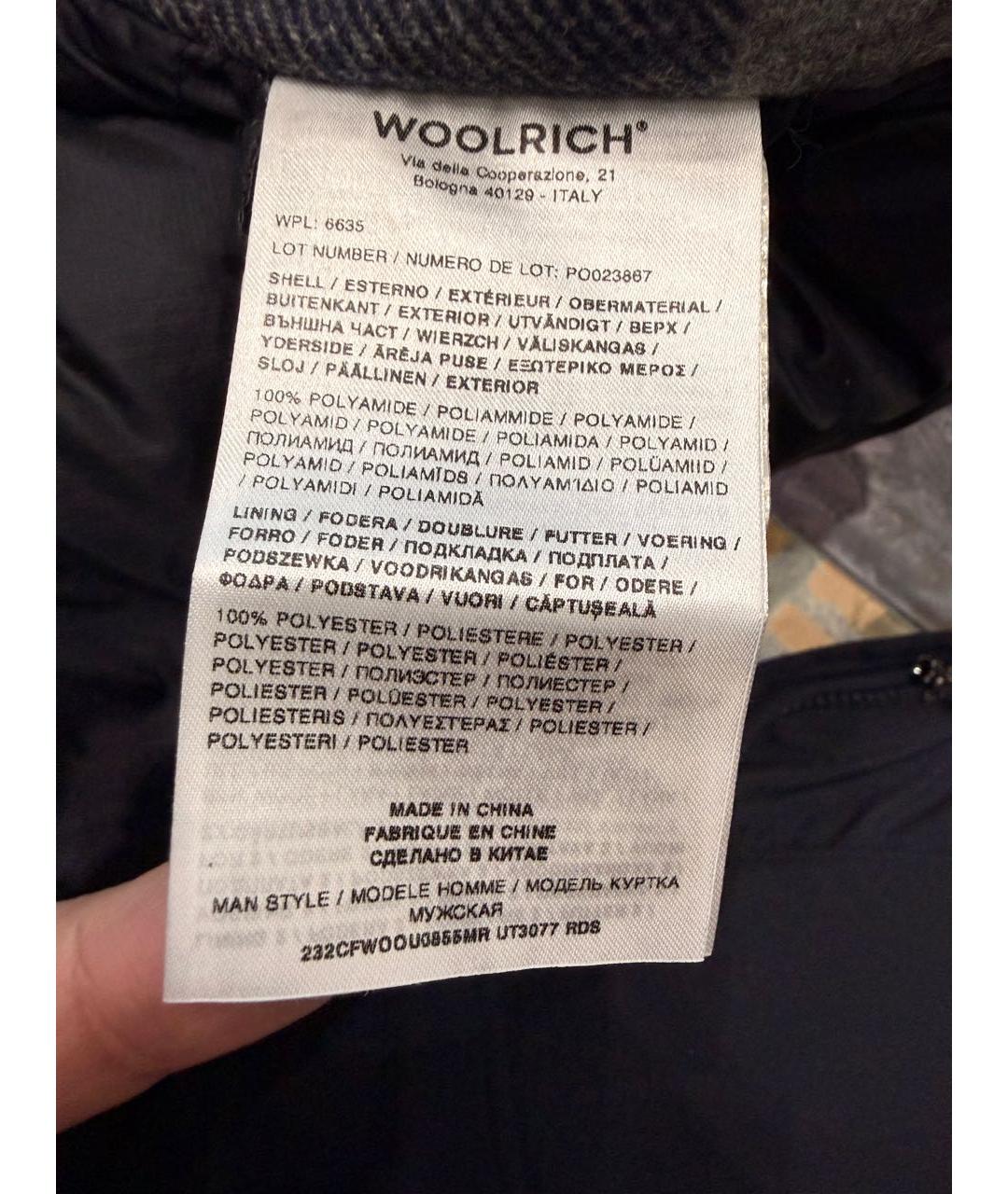 WOOLRICH Темно-синий пуховик, фото 8