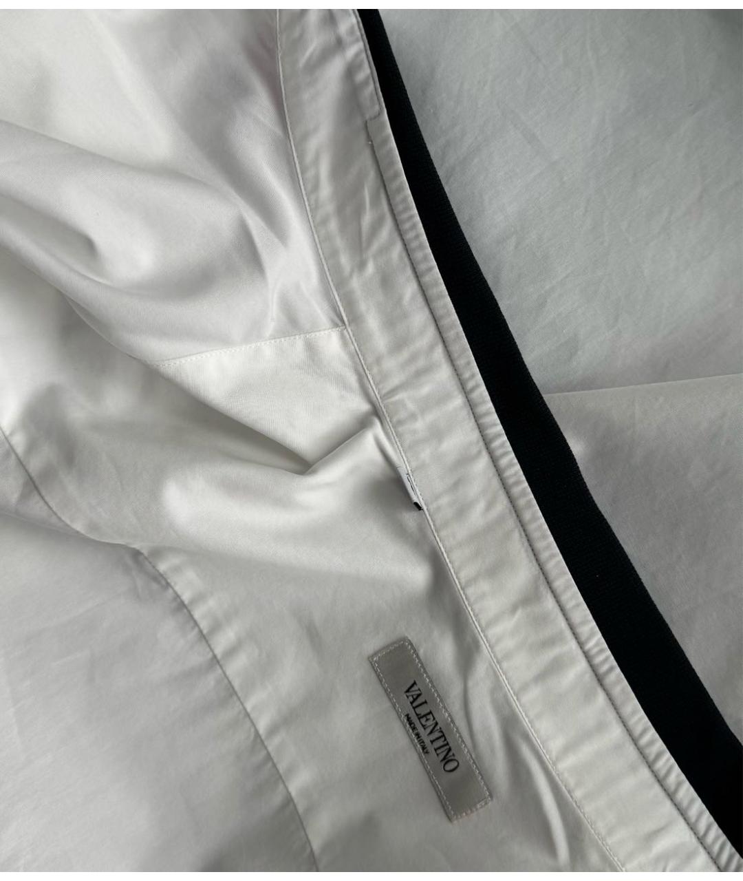 VALENTINO Белая хлопковая кэжуал рубашка, фото 4