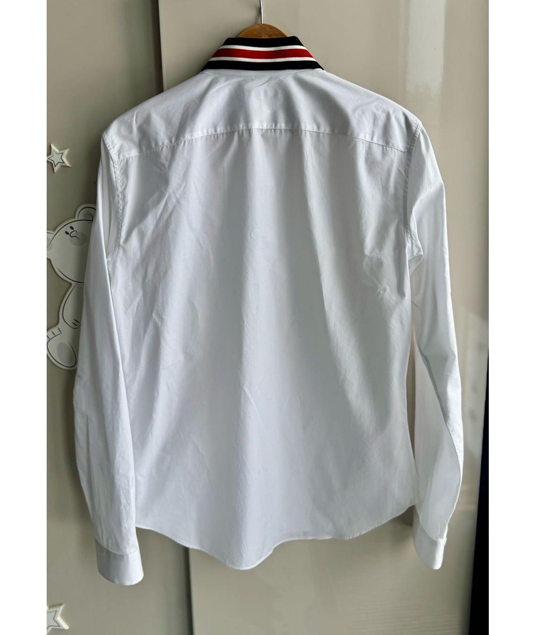 VALENTINO Белая хлопковая кэжуал рубашка, фото 3