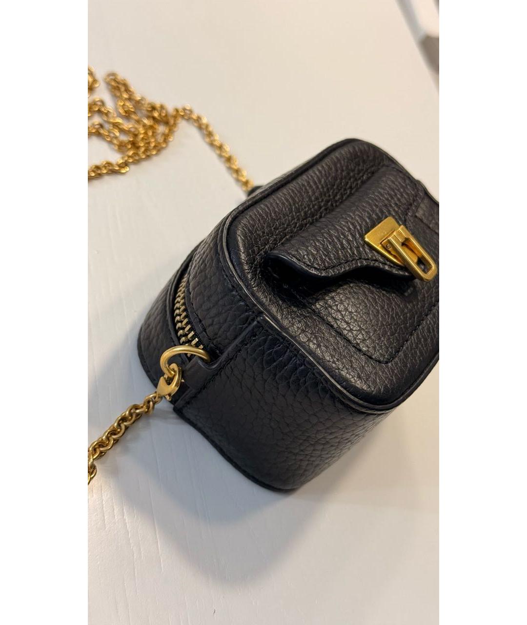 COCCINELLE Черная кожаная сумка через плечо, фото 5