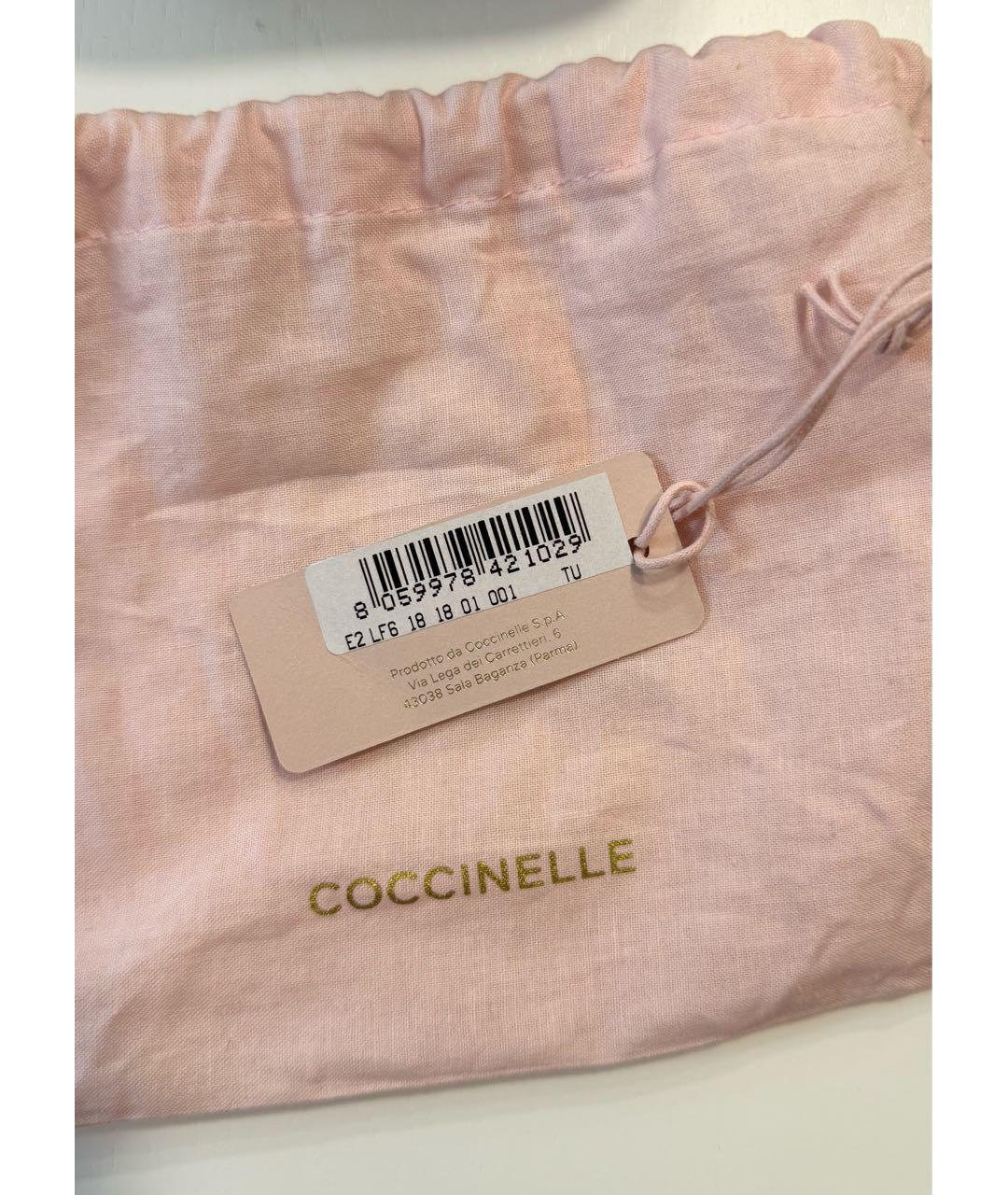 COCCINELLE Черная кожаная сумка через плечо, фото 7