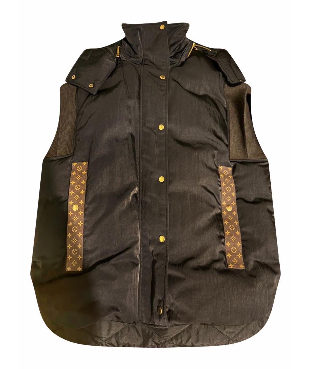 LOUIS VUITTON Антрацитовый синтетический жилет, фото 1