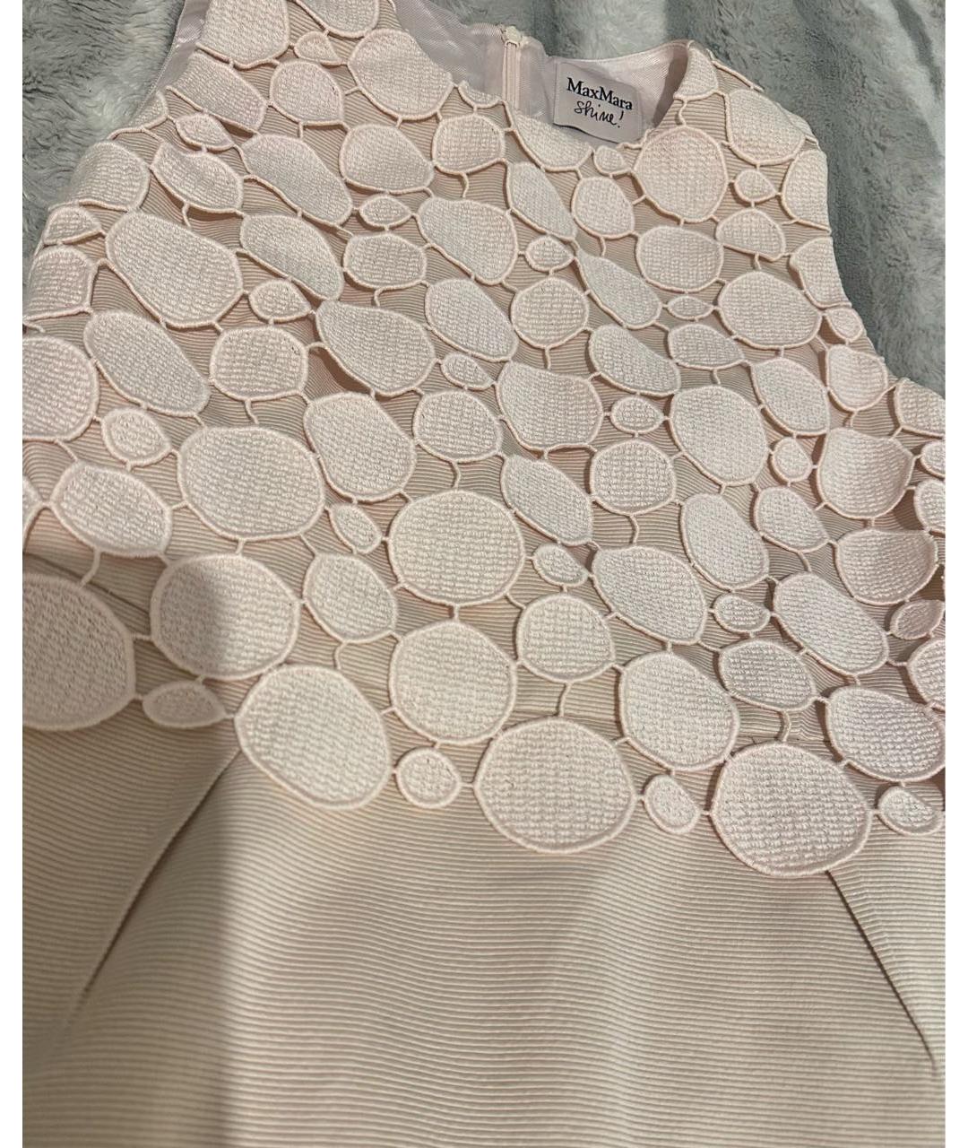 'S MAX MARA Розовое коктейльное платье, фото 4