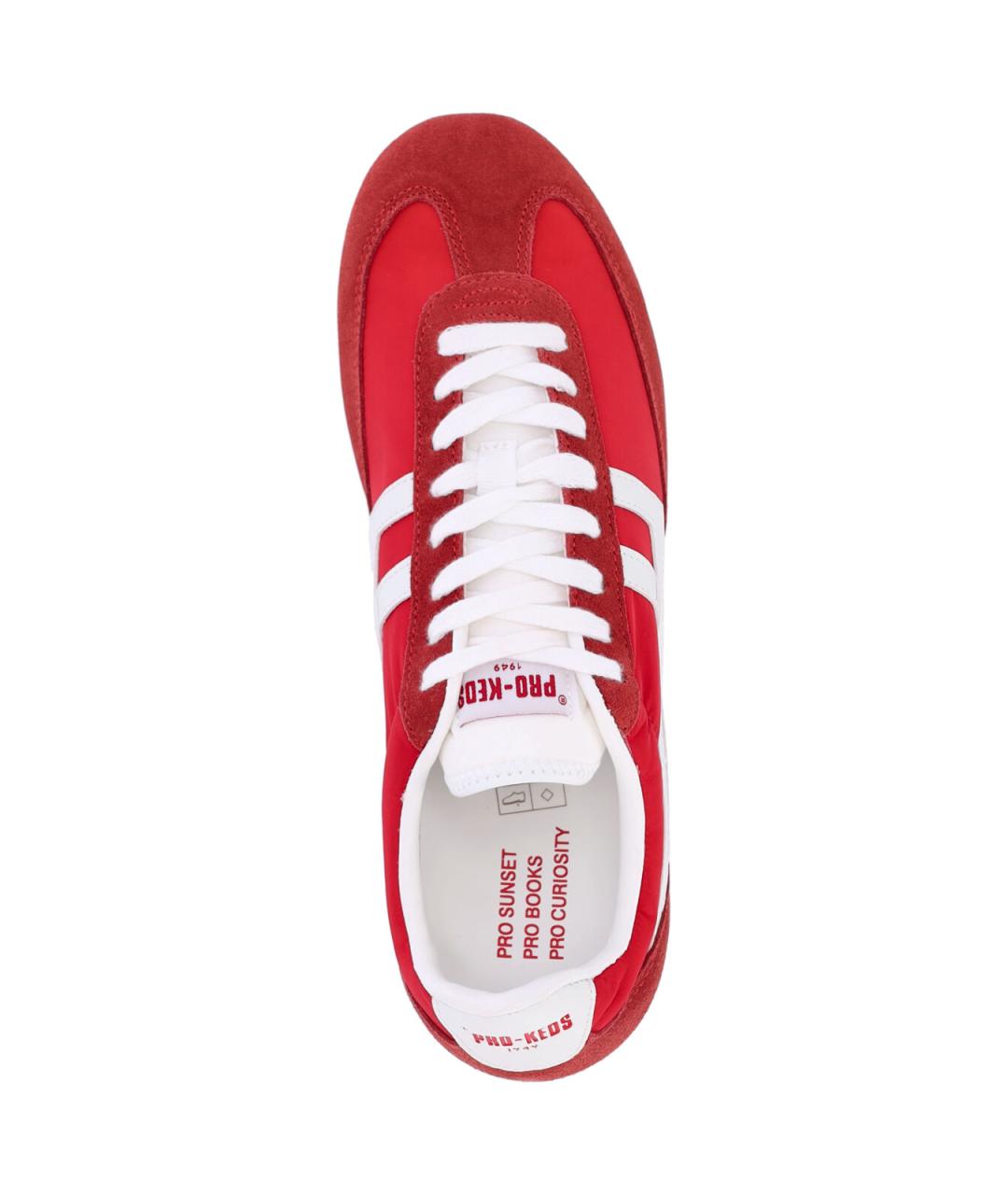 PRO-KEDS Красные текстильные низкие кроссовки / кеды, фото 5