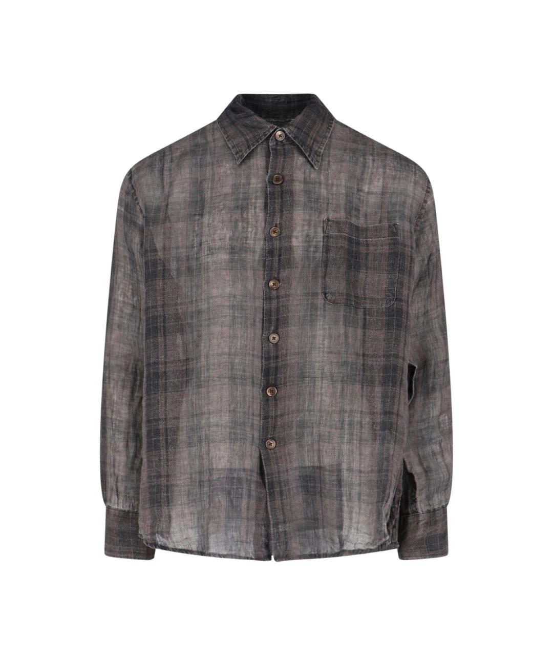 OUR LEGACY Мульти льняная кэжуал рубашка, фото 1