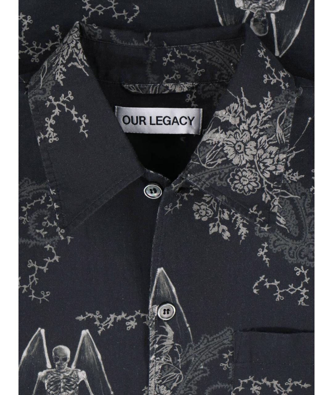 OUR LEGACY Мульти хлопковая кэжуал рубашка, фото 3