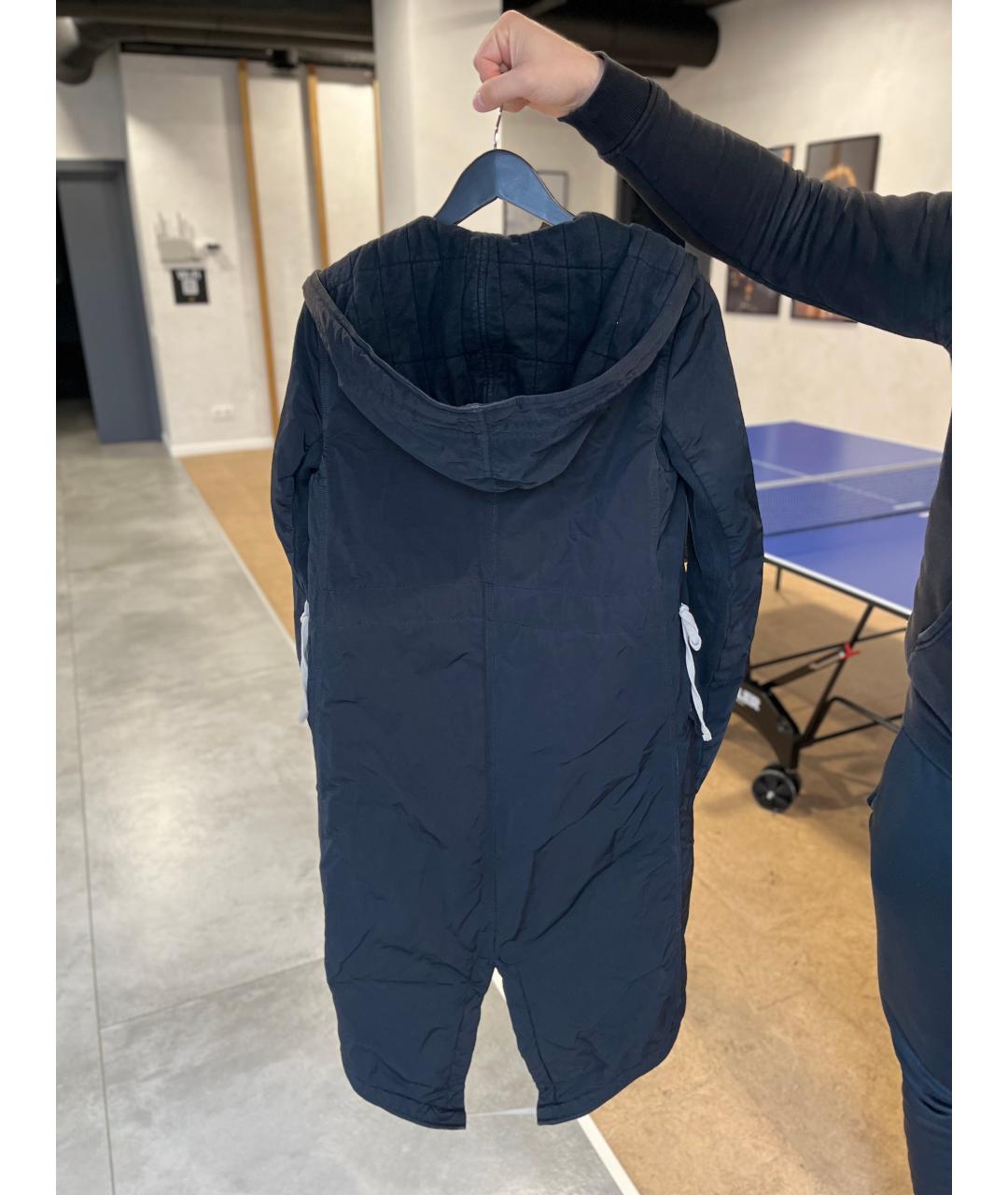 RICK OWENS Синее пальто, фото 2