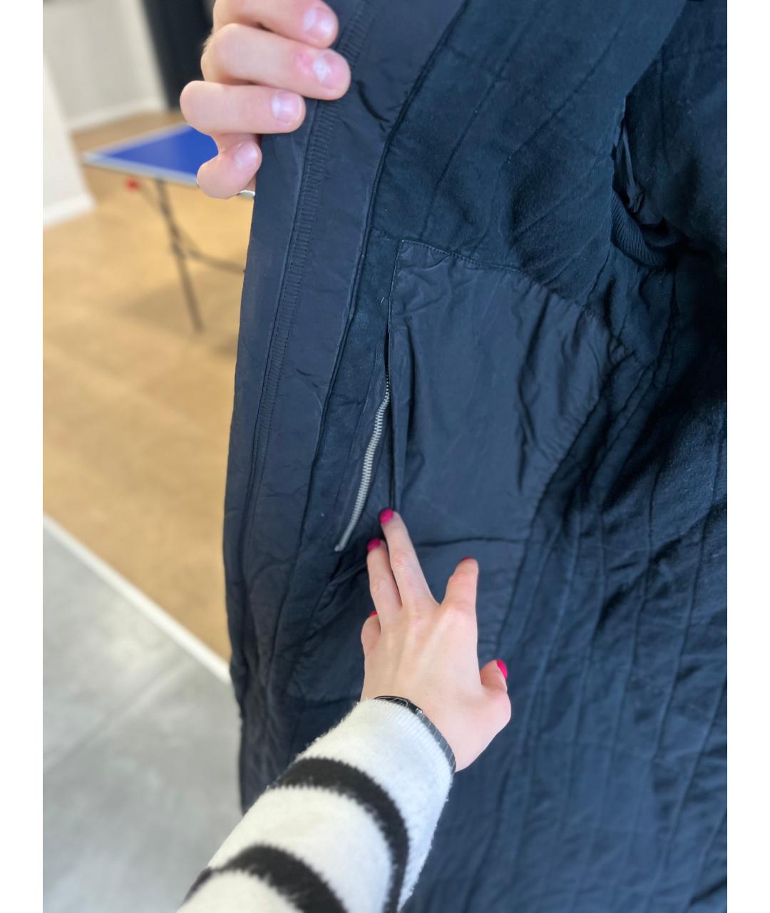 RICK OWENS Синее пальто, фото 4