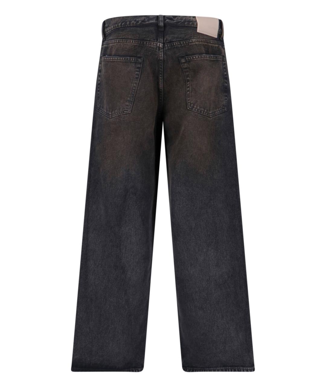 OUR LEGACY Черные хлопковые прямые джинсы, фото 2