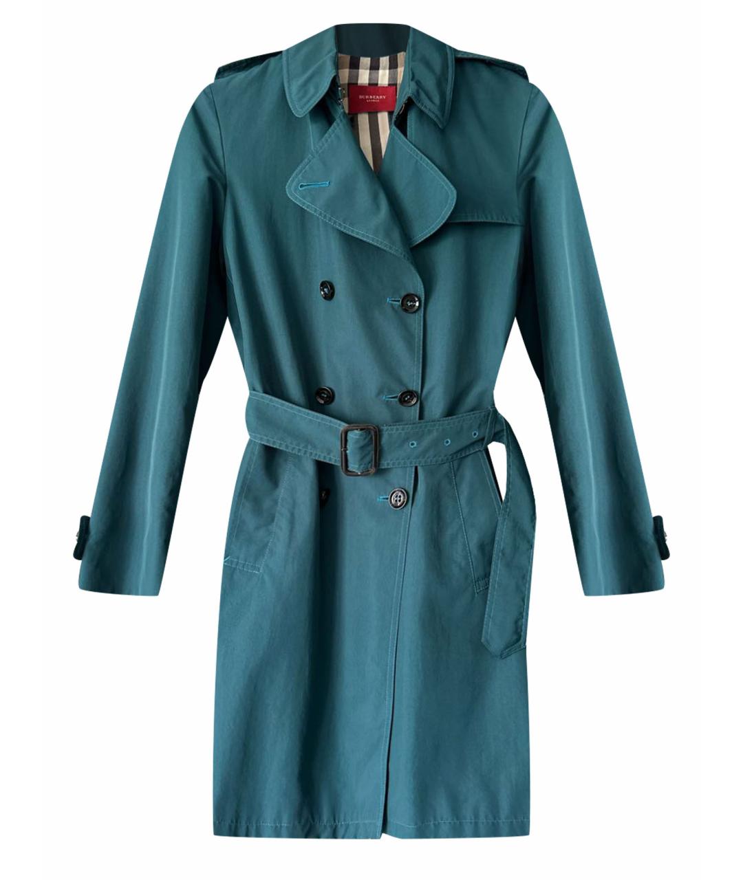 Burberry trench green best sale