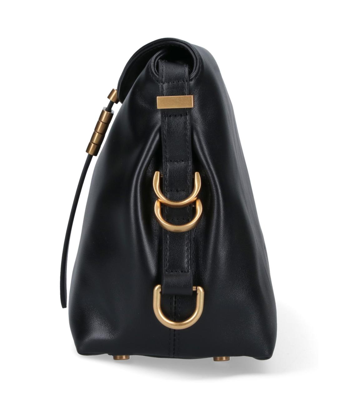 PINKO Черная кожаная сумка через плечо, фото 5