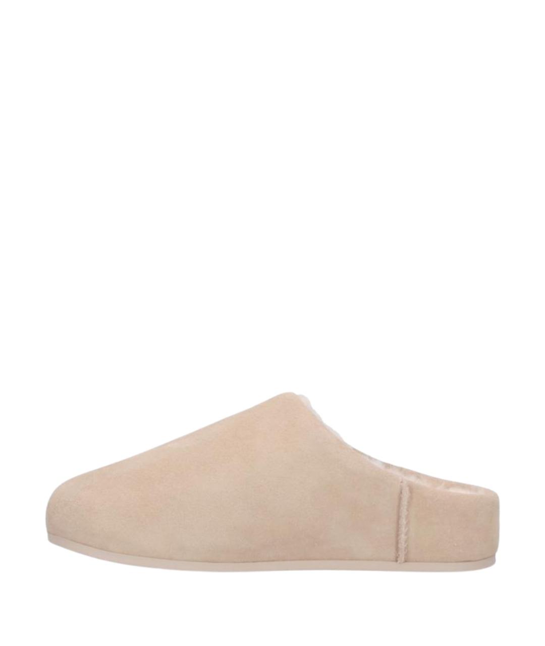 UGG AUSTRALIA Бежевые замшевые мюли, фото 3