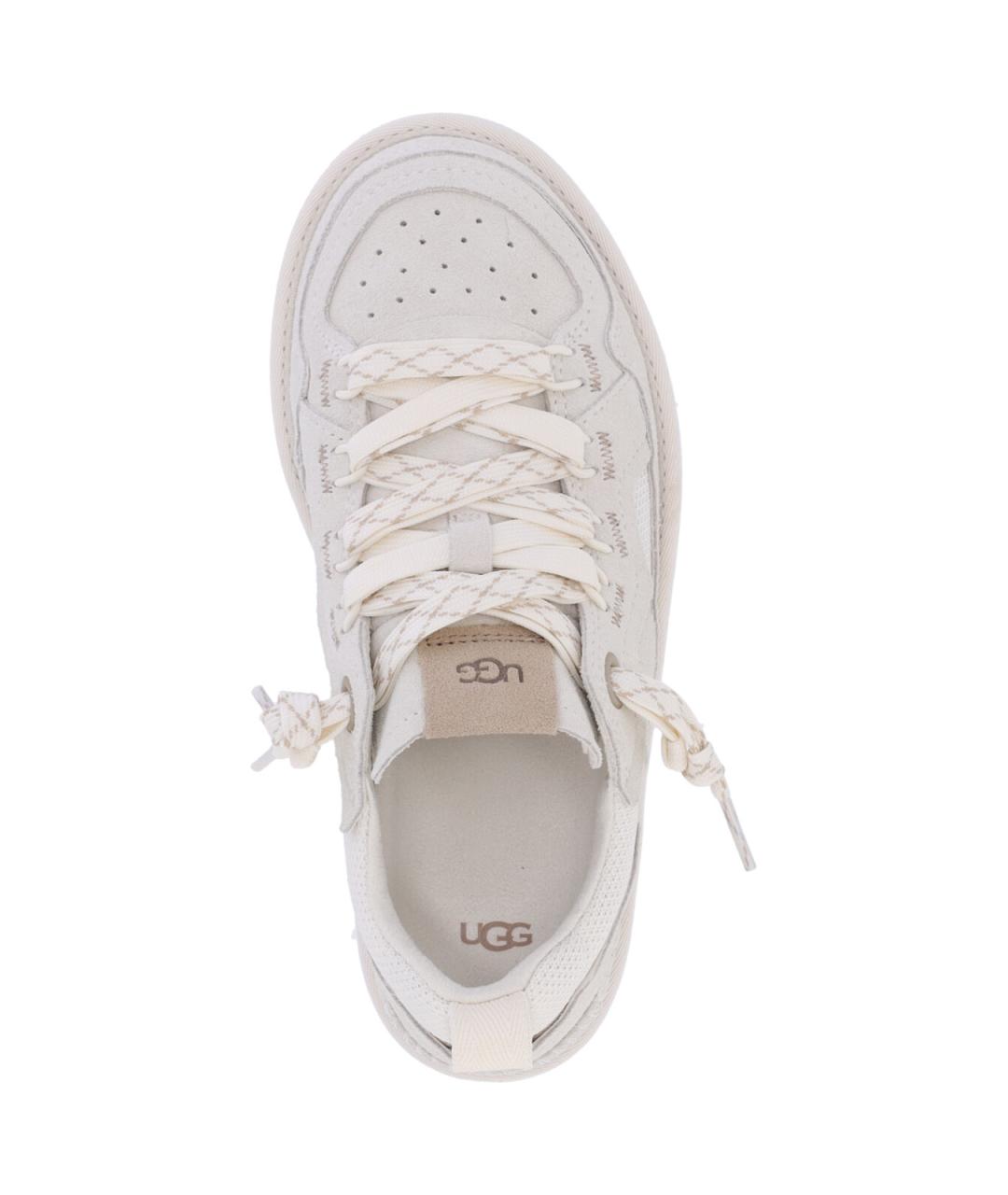 UGG AUSTRALIA Белые замшевые кроссовки, фото 5