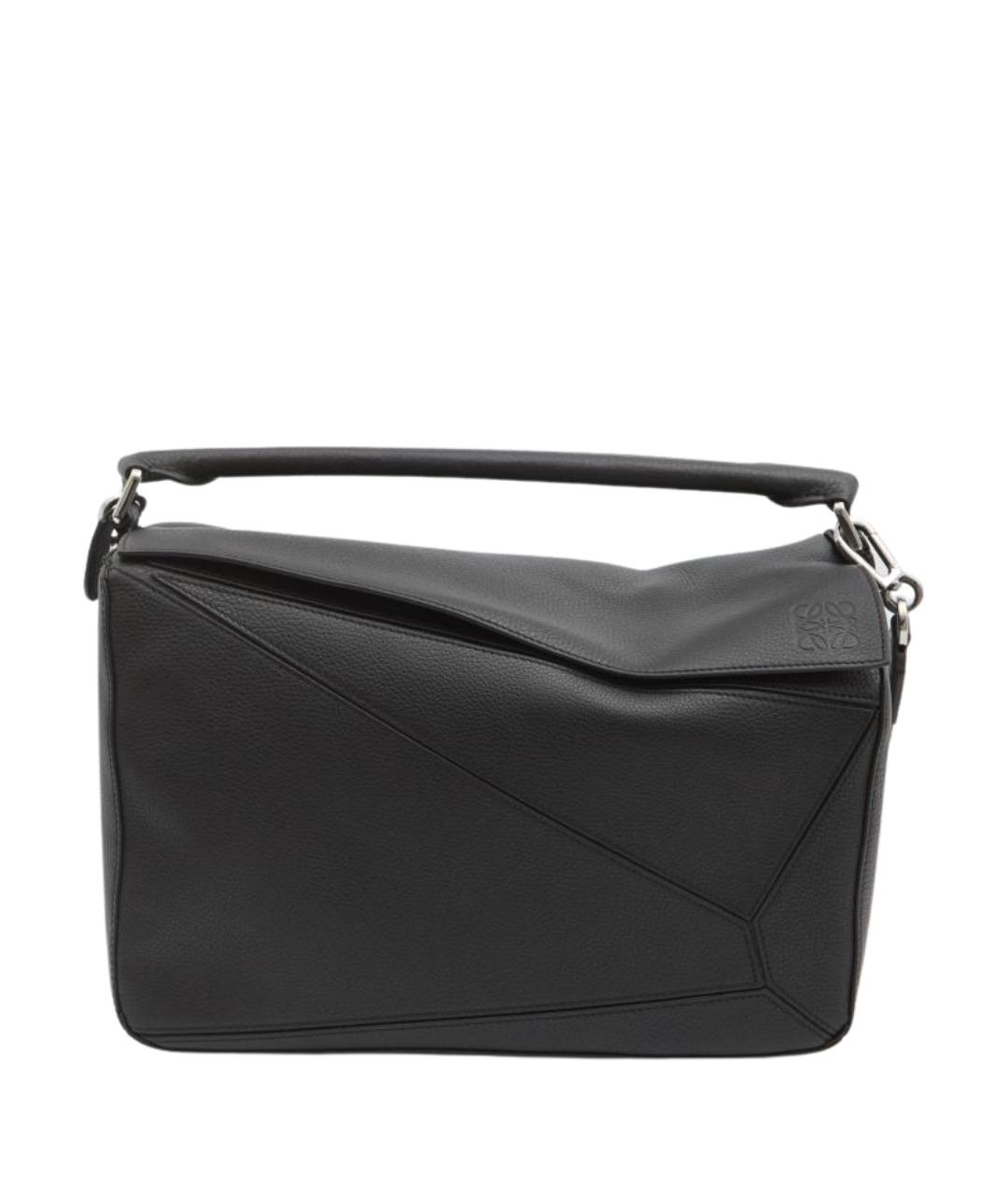 LOEWE Черная кожаная сумка на плечо, фото 1