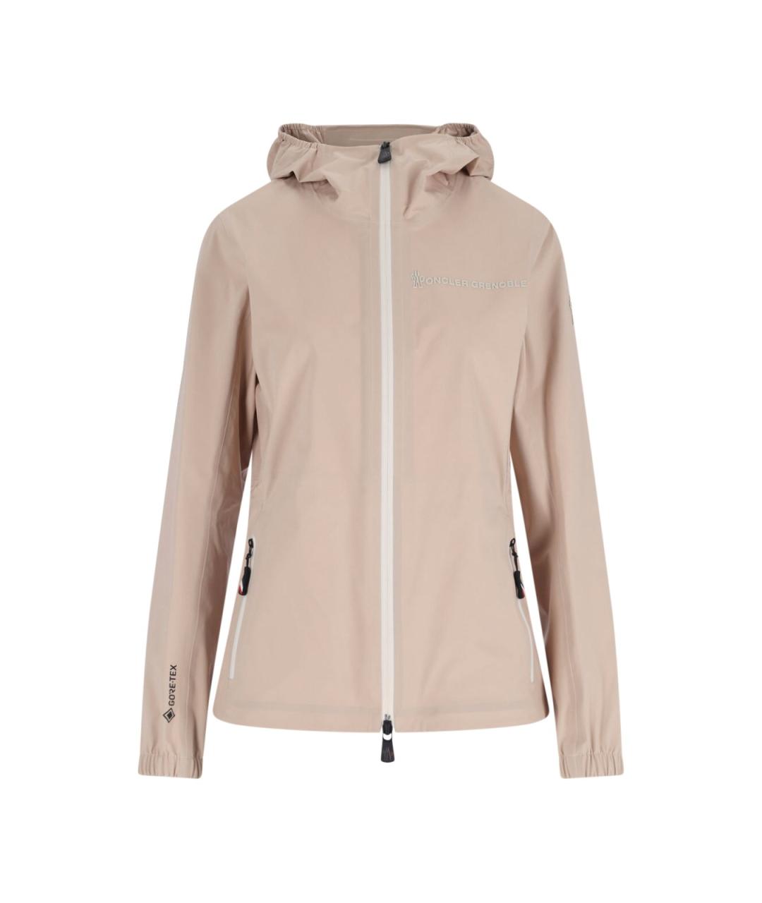 MONCLER GRENOBLE Розовая полиамидовая куртка, фото 1