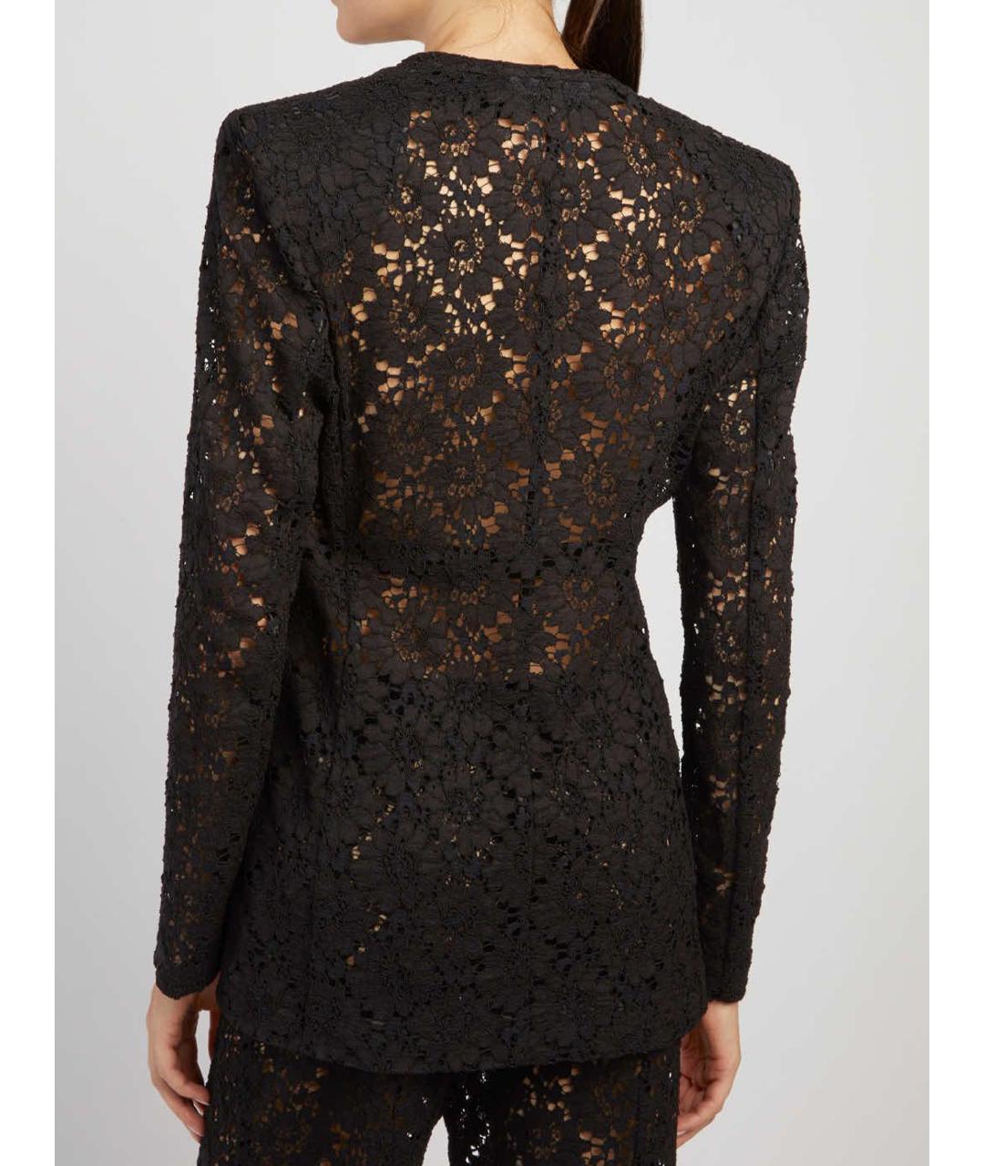 FEDERICA TOSI Черный хлопковый жакет/пиджак, фото 2