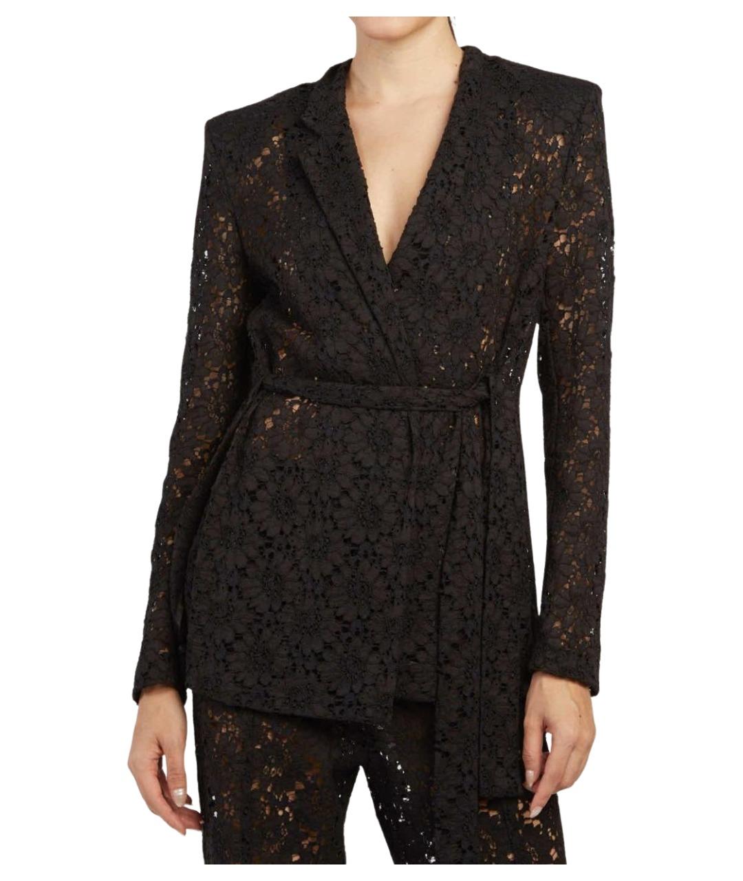 FEDERICA TOSI Черный хлопковый жакет/пиджак, фото 1