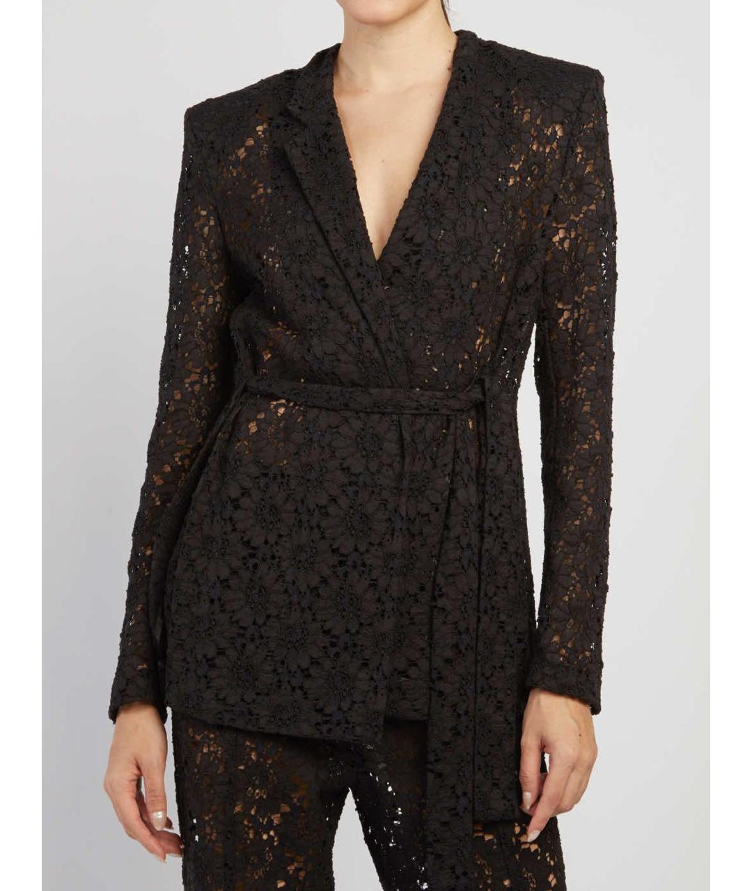 FEDERICA TOSI Черный хлопковый жакет/пиджак, фото 3