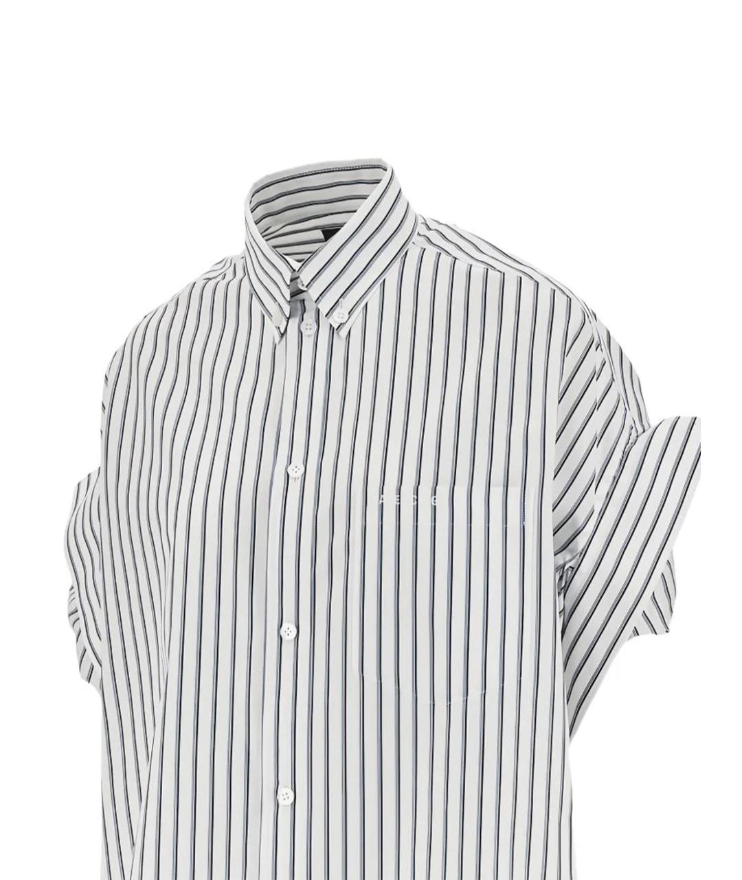 BALENCIAGA Белая хлопковая рубашка, фото 2