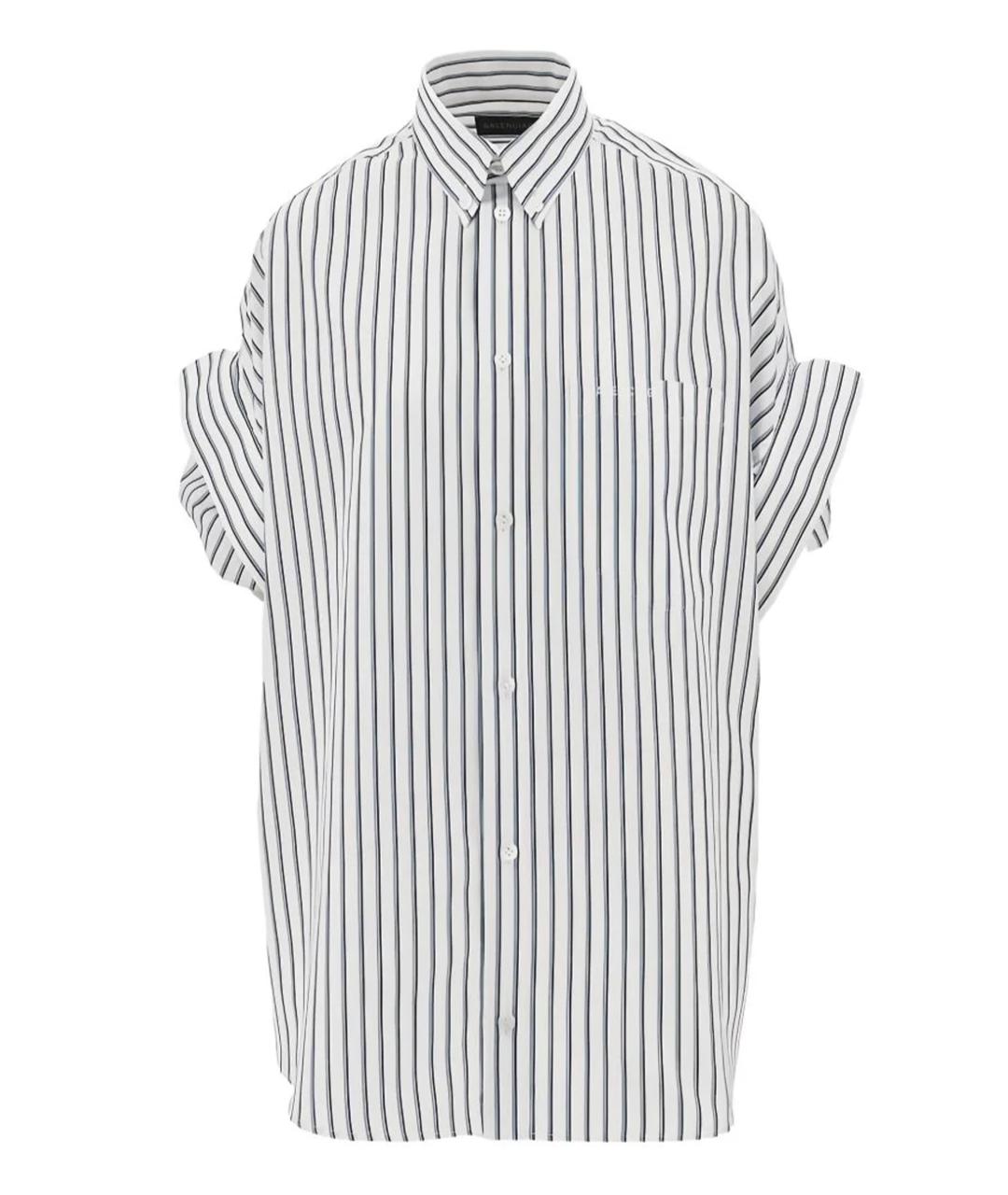 BALENCIAGA Белая хлопковая рубашка, фото 1