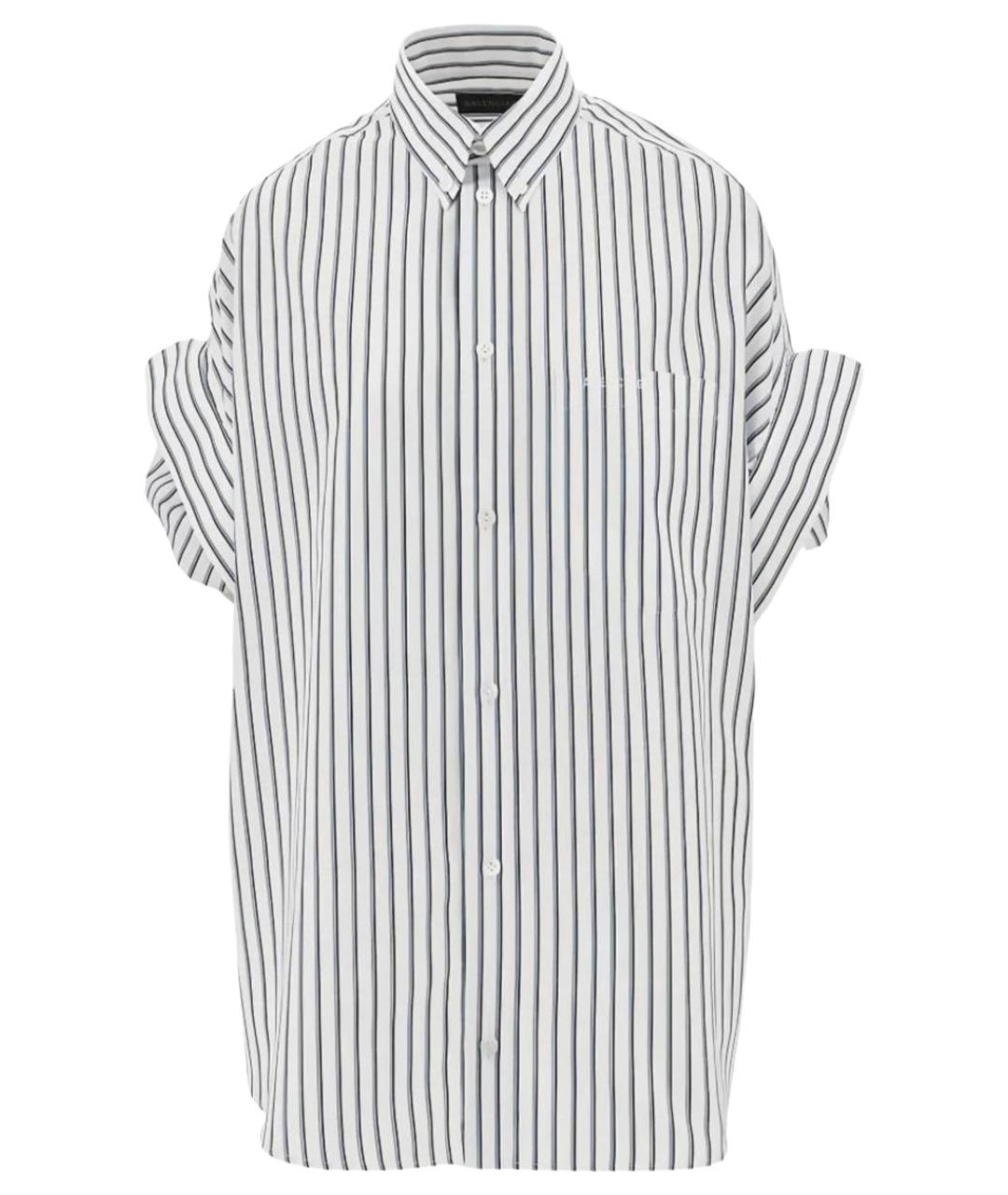 BALENCIAGA Белая хлопковая рубашка, фото 1