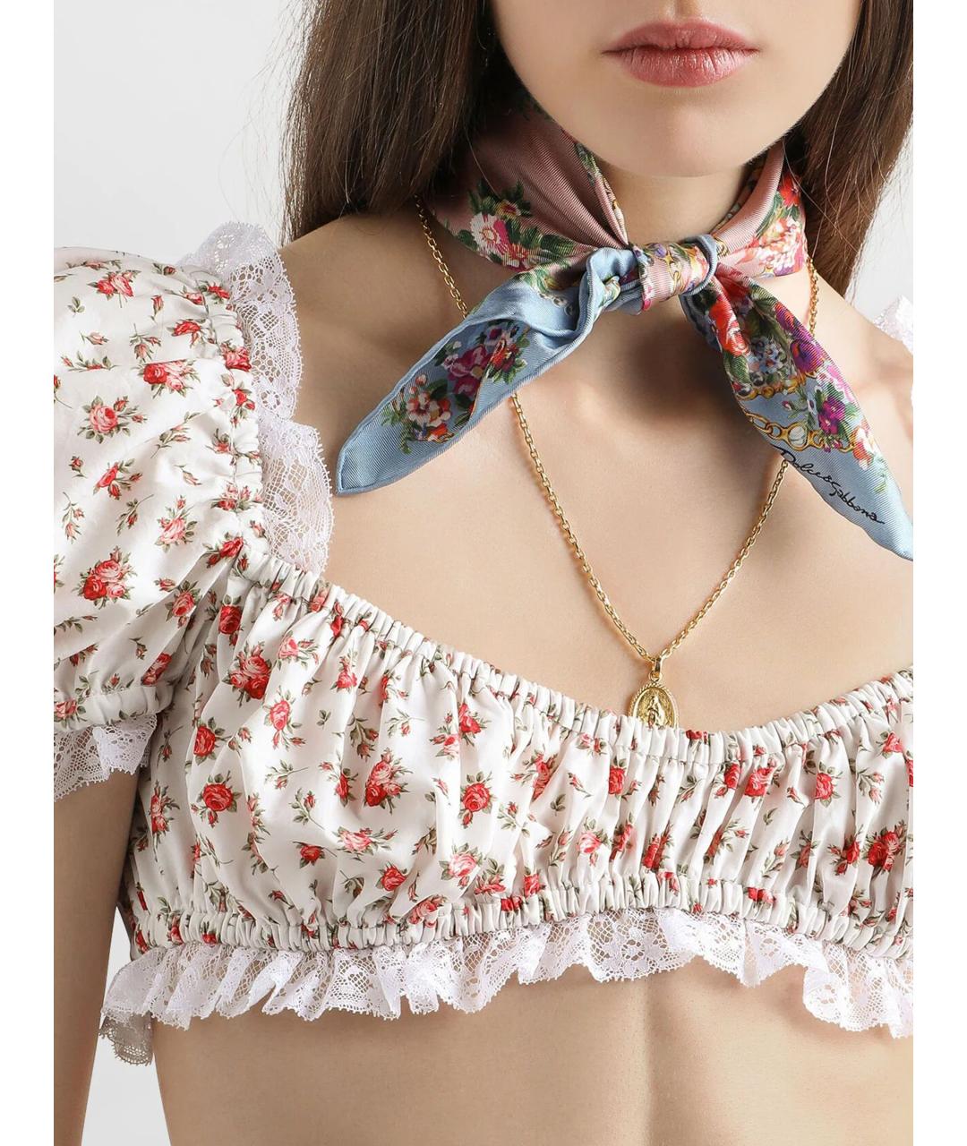 DOLCE&GABBANA Мульти хлопковая футболка, фото 4