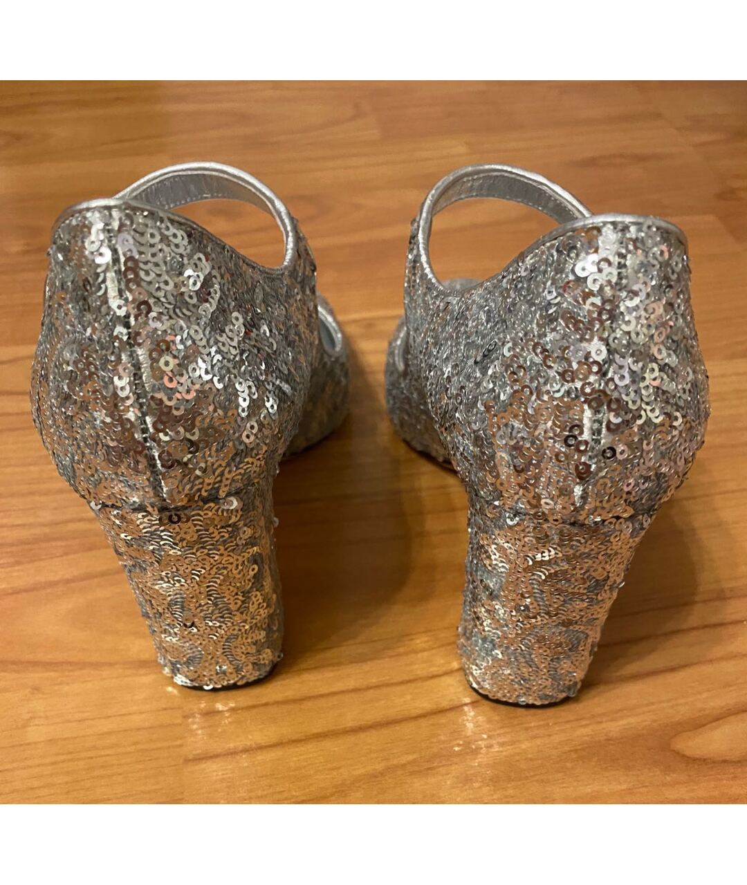 DOLCE&GABBANA Серебряные кожаные туфли, фото 4
