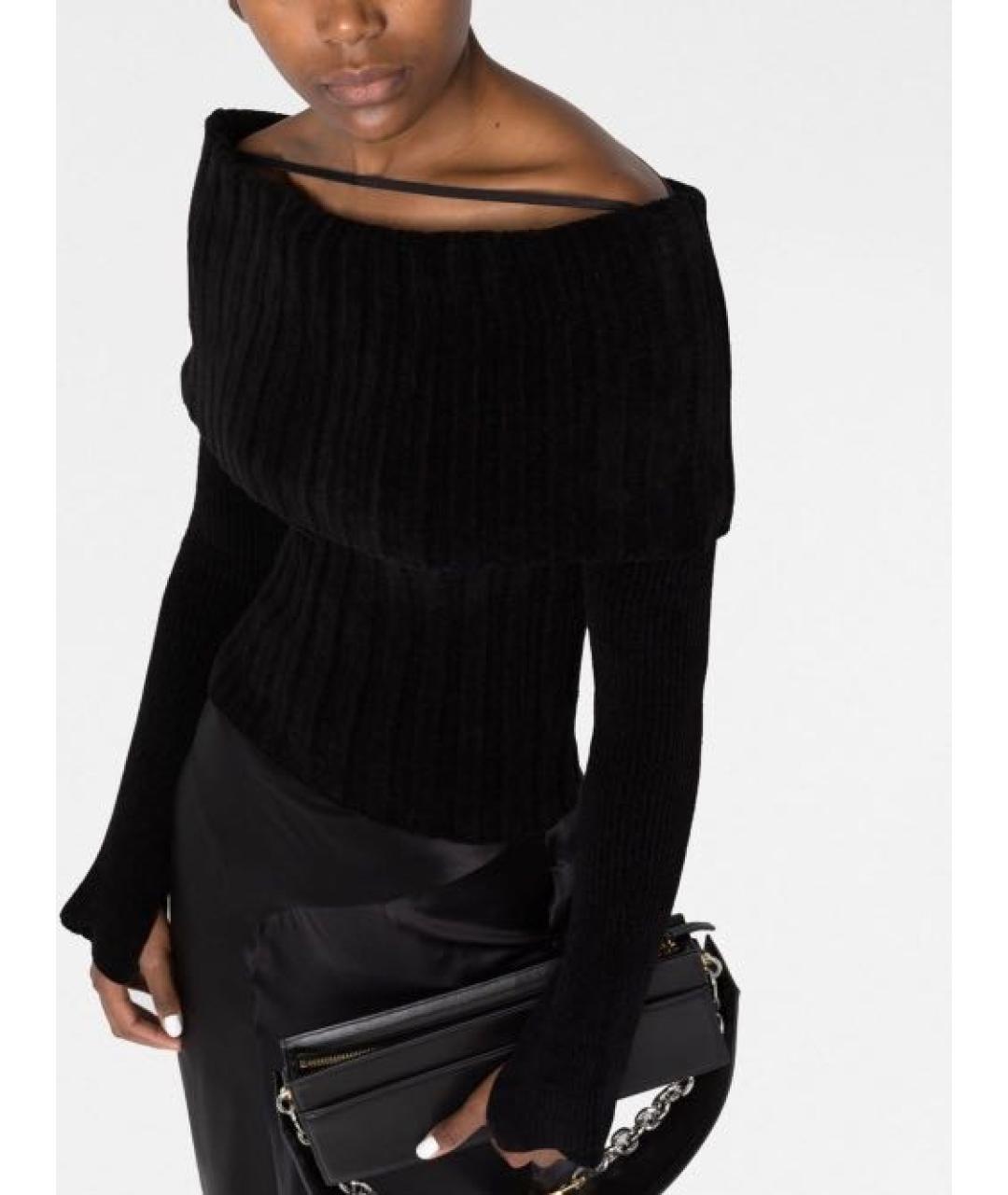 JACQUEMUS Черный вискозный джемпер / свитер, фото 2