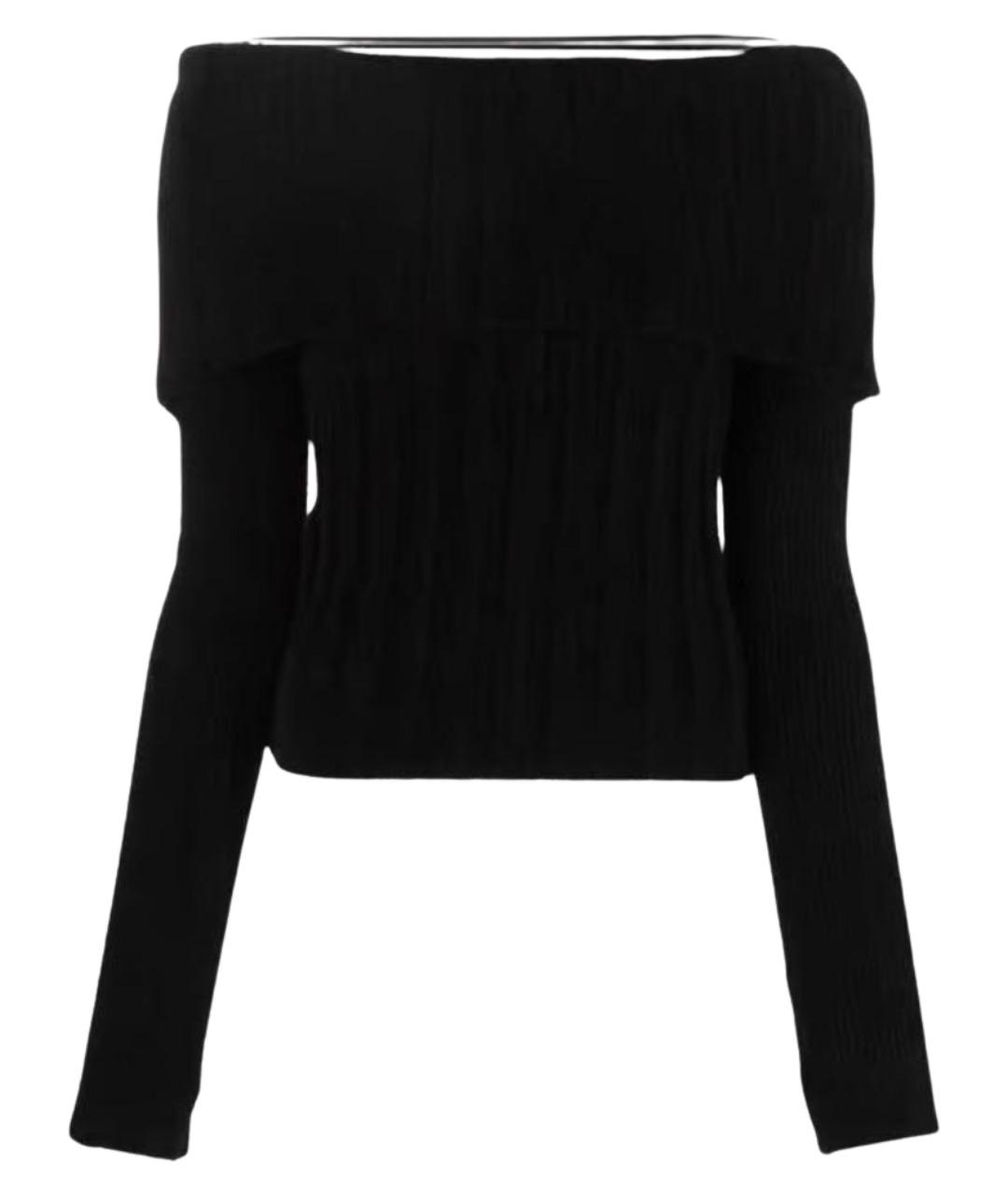 JACQUEMUS Черный вискозный джемпер / свитер, фото 1