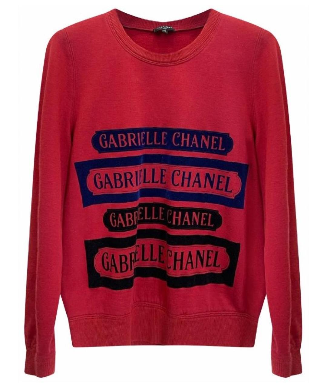 CHANEL Красный хлопковый джемпер / свитер, фото 6