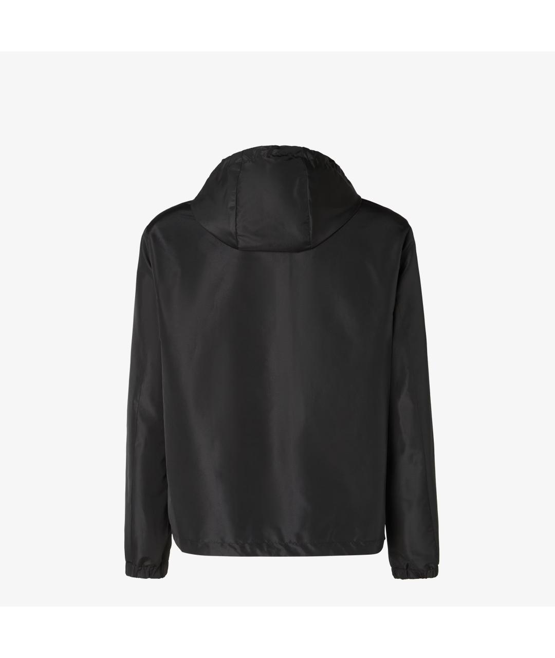 FENDI Черная полиамидовая куртка, фото 2