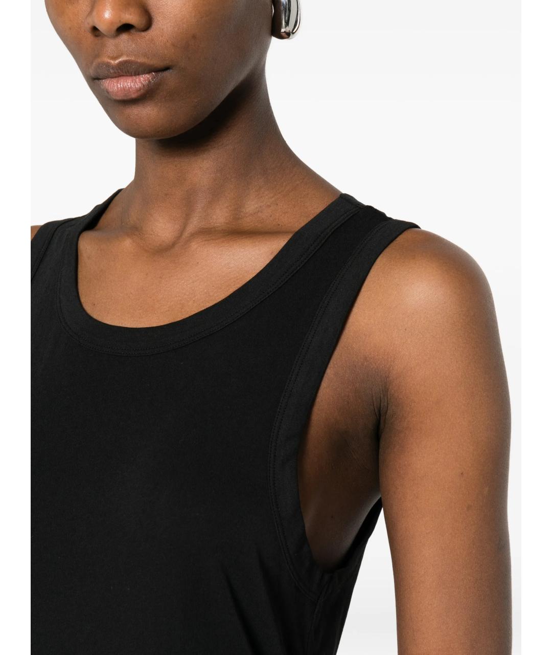 entire studios Черная хлопковая майка, фото 5