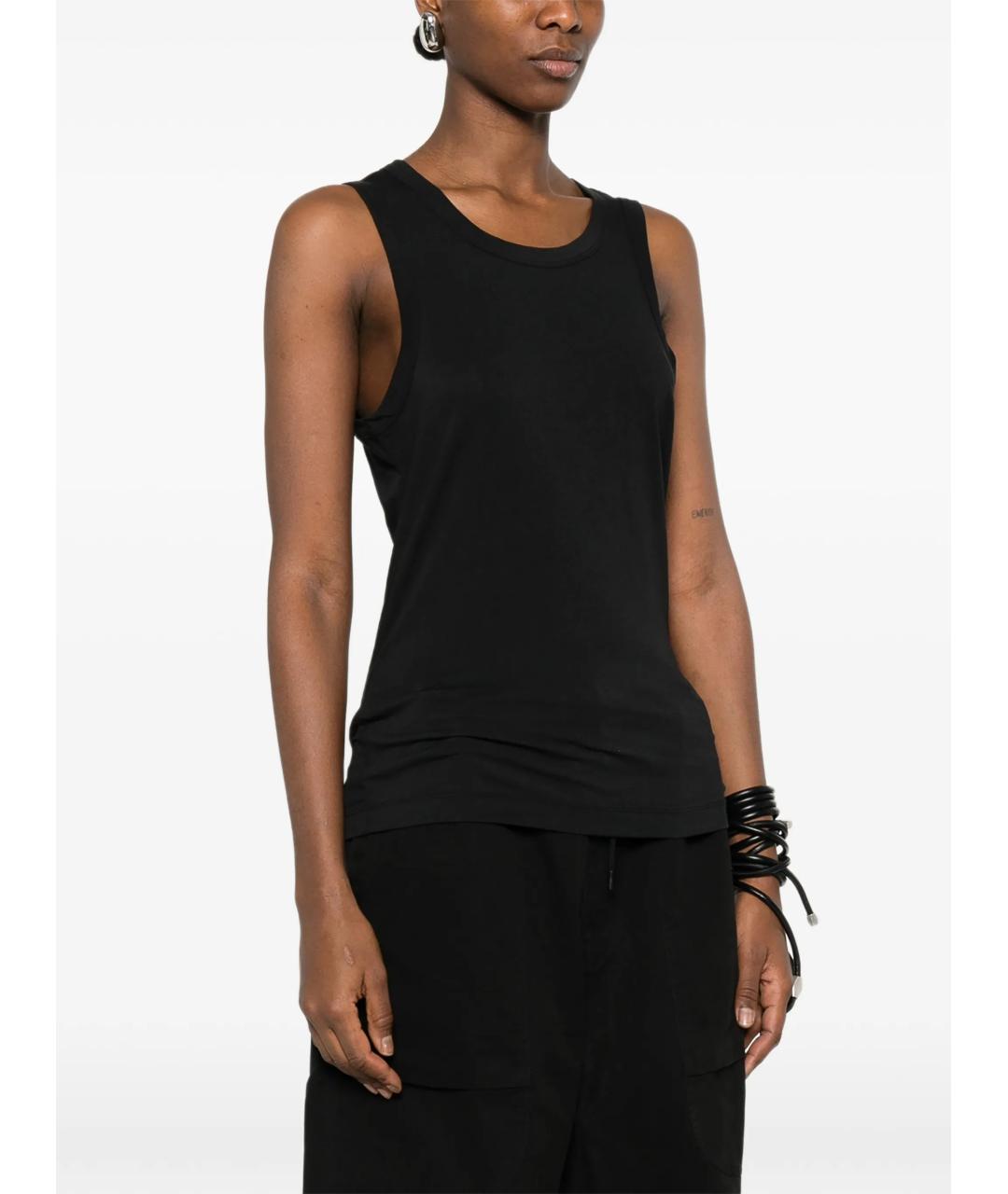 entire studios Черная хлопковая майка, фото 3