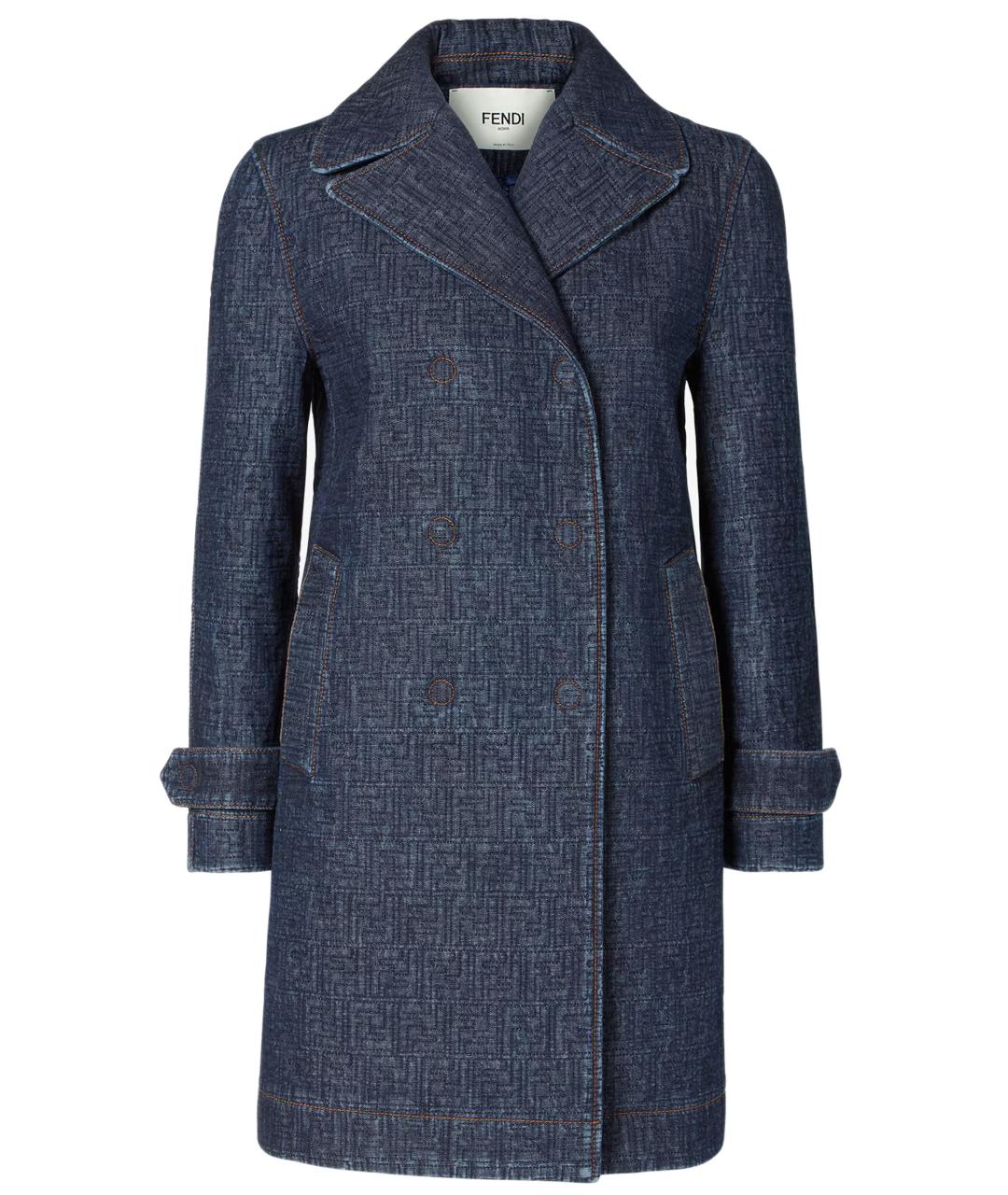 FENDI Синий тренч/плащ, фото 1