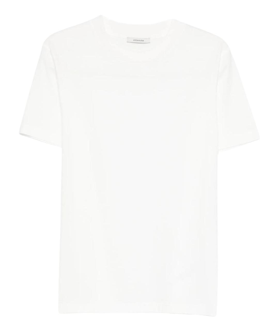 entire studios Белая хлопковая футболка, фото 1