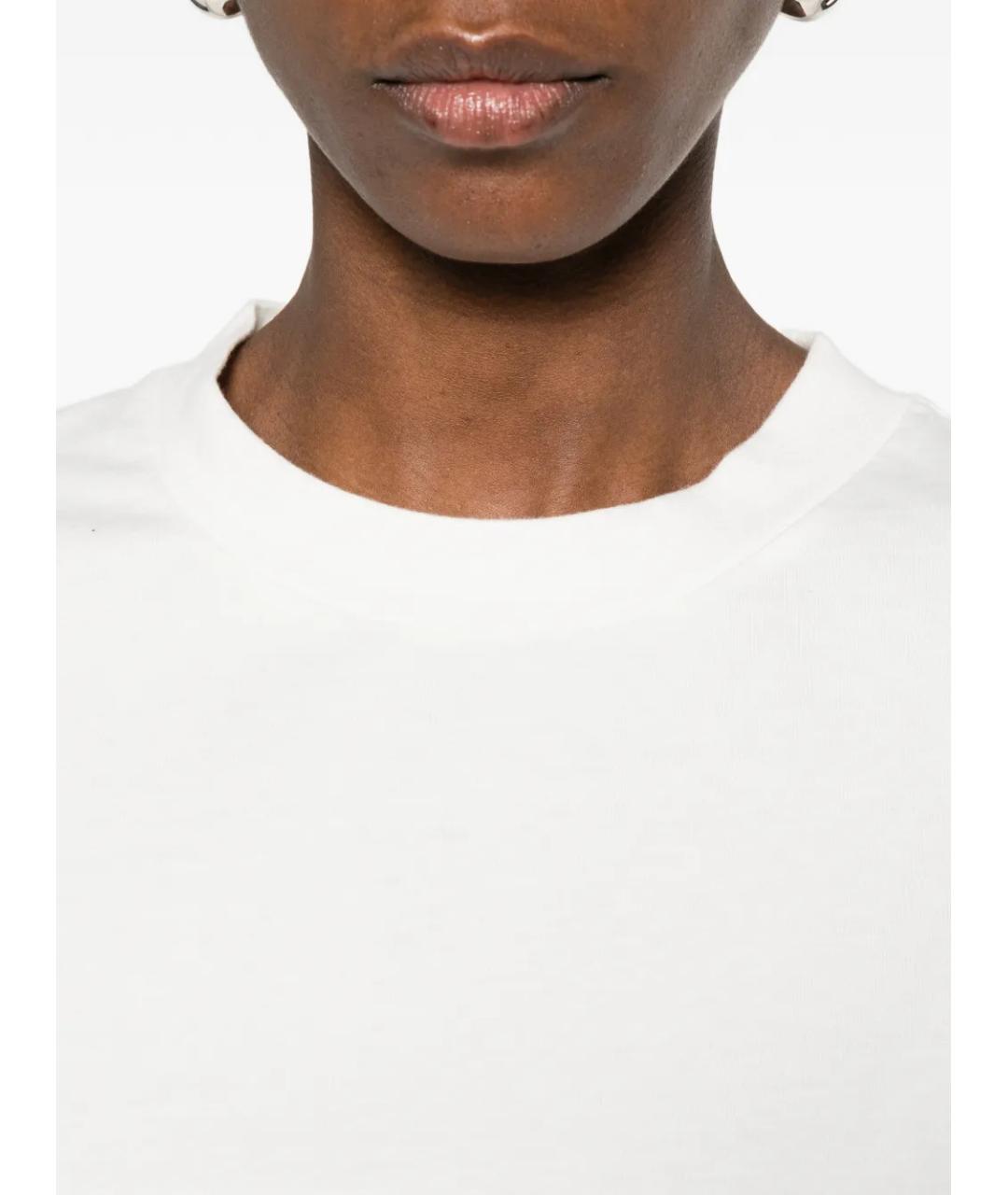 entire studios Белая хлопковая футболка, фото 5