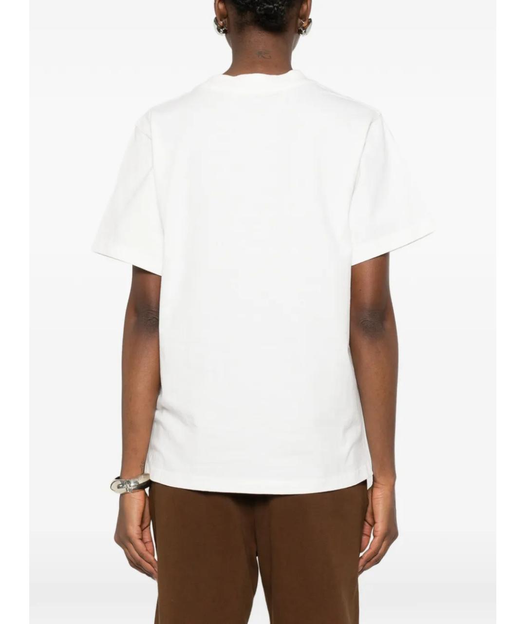 entire studios Белая хлопковая футболка, фото 4