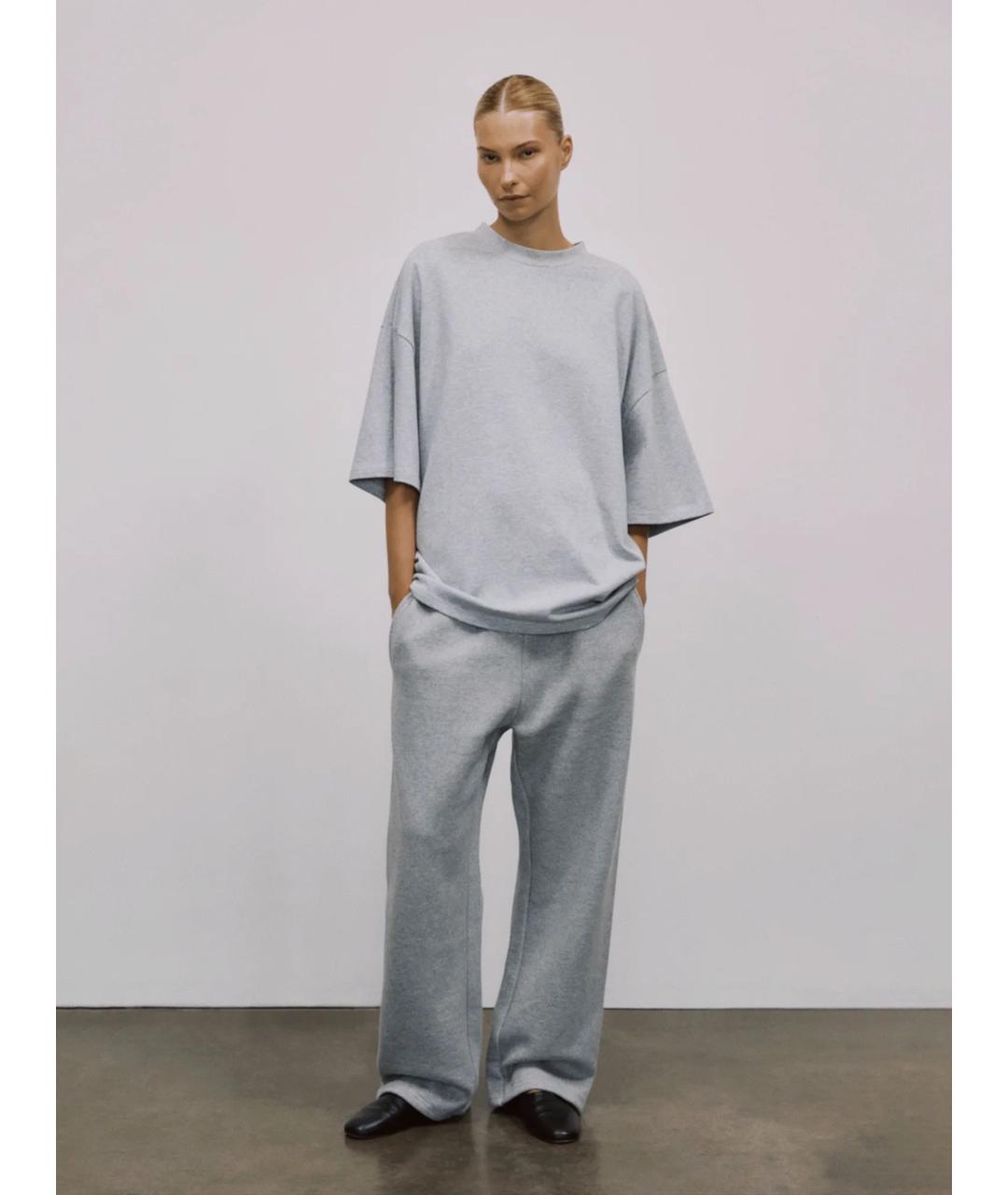 entire studios Серая хлопковая футболка, фото 3