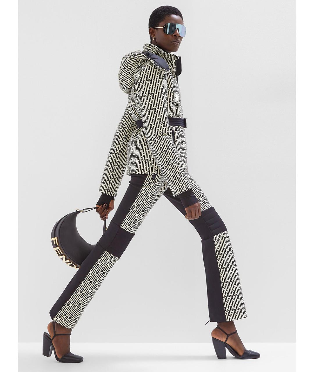 FENDI Черная кожаная сумка через плечо, фото 7