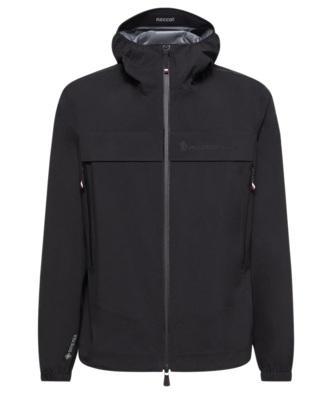 MONCLER Черная полиамидовая куртка, фото 1