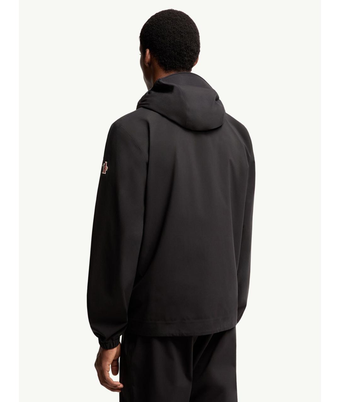 MONCLER Черная полиамидовая куртка, фото 5