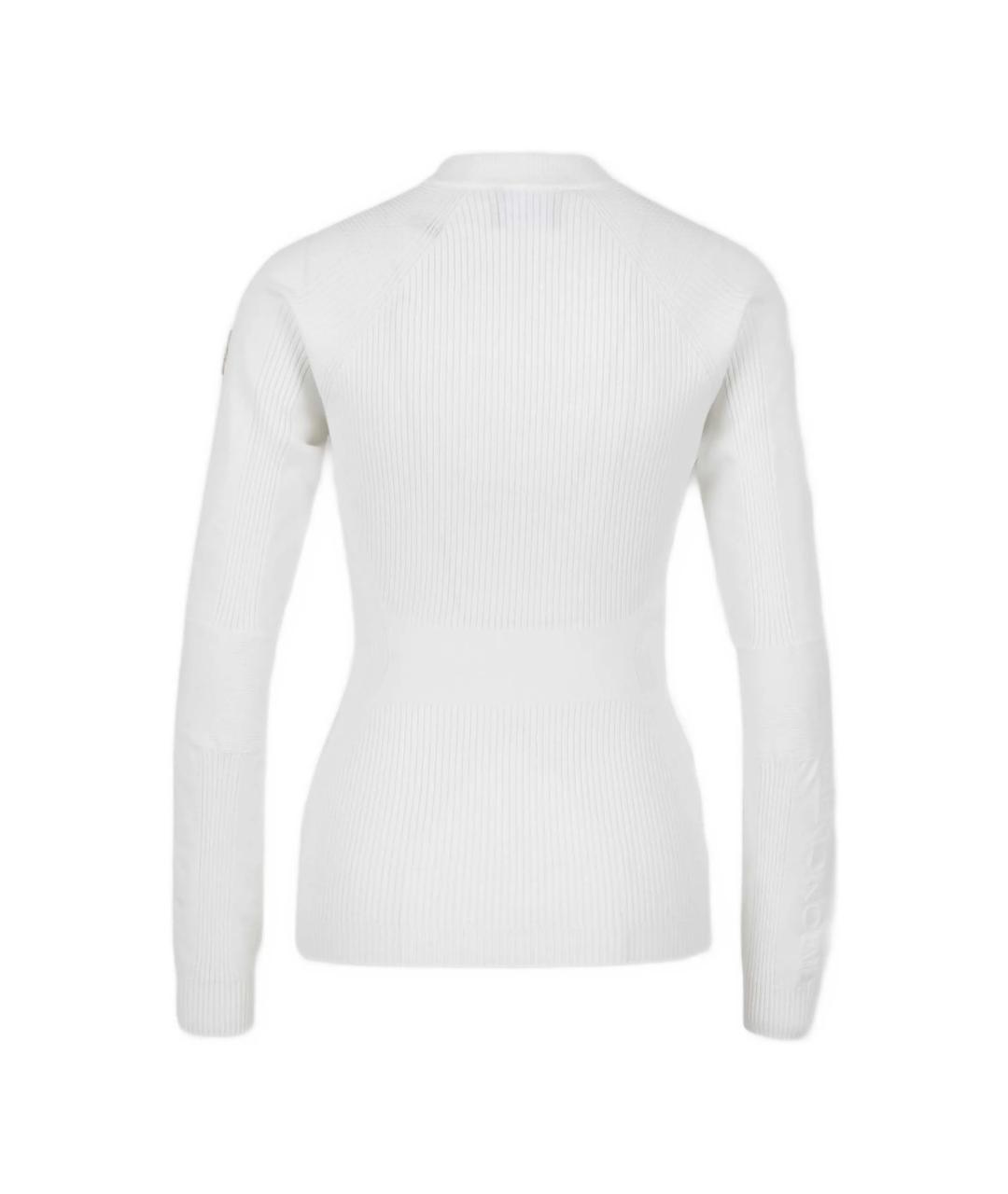 MONCLER Белый вискозный джемпер / свитер, фото 2